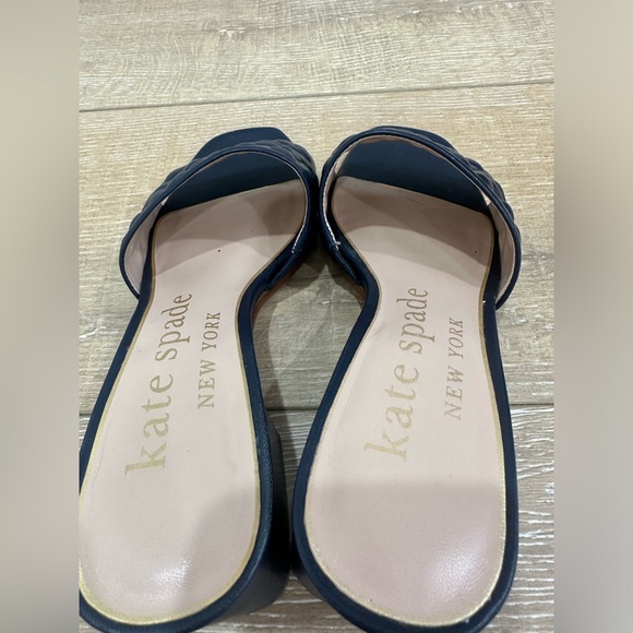 Kate Spade Emmie Mid Slide Sandals in Navy - Picture 5 of 8